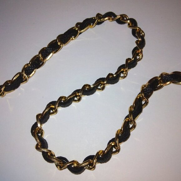 BEBE BLACK & GRAY GOLD MONOGRAM LEATHER CAMERA BAG CROSSBODY PURSE - NWT - Picture 7 of 12